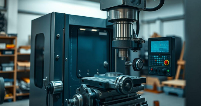 Mini Fresadora CNC 4 Eixos: Alta Precisão e Compacta
