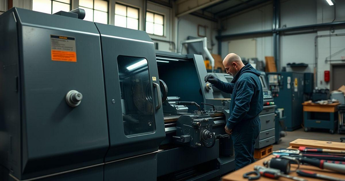 Manutenção em torno CNC: Dicas e Cuidados