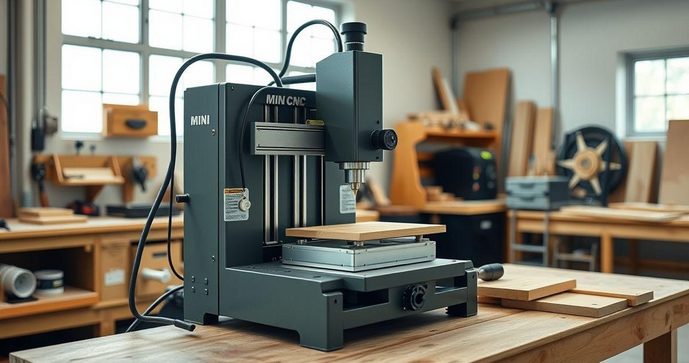 Mini fresadora CNC de bancada é a solução ideal para projetos de precisão e eficiência em marcenaria.