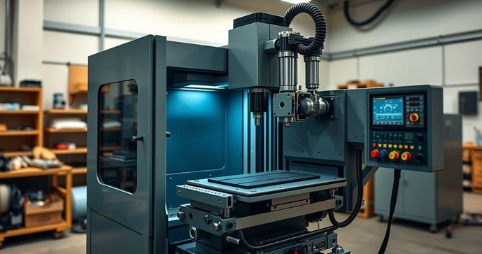 Mini fresadora CNC 4 eixos: descubra como otimizar seus projetos de usinagem